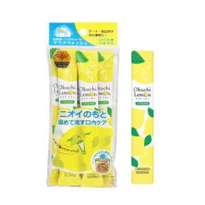 Nước Súc Miệng Chiết Xuất Chanh Vàng Okuchi Lemon (1 Gói 5 Thanh)