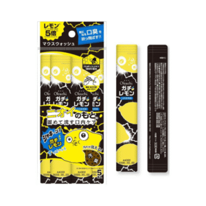 Nước Súc Miệng Okuchi Gachi Lemon X5 Chanh (1 Gói 5 Thanh)