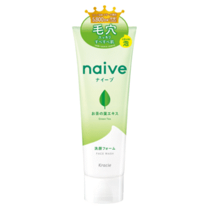 Sữa Rửa Mặt Kracie Naive Chiết Xuất Trà Xanh Cho Da Dầu, Da Mụn 130g