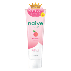 Sữa Rửa Mặt Làm Sạch Sâu, Dưỡng Ẩm Kracie Naive Chiết Xuất Trà Đào 130g