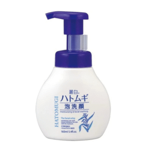 Bọt Rửa Mặt Hatomugi Ý Dĩ Dưỡng Ẩm, Trắng Da 160ml