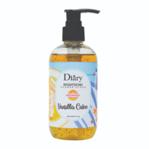 Gel Tắm Dưỡng Da Trắng Sáng Tẩy Tế Bào Chết Diary Brightening Shower Scrub - Hương Vanilla Cake 250ml