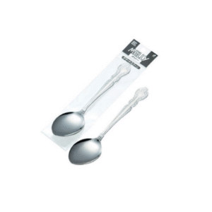 Set 2 Thìa Inox Cỡ Trung Melly 17,5cm (Made in Japan)