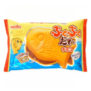 Bánh Xốp Cá Meito Puku-Puku Taiyaki Nhân Kem Socola