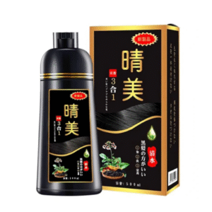 Dầu Gội Phủ Bạc Hữu Cơ KOMI Nâu Đen - Chai 500mL