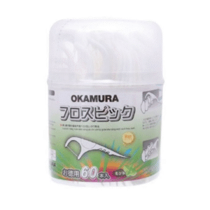 Tăm Chỉ Nha Khoa Okamura - Hộp 60 Cây