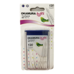 Tăm Nhựa Okamura 120 Cây/Hộp