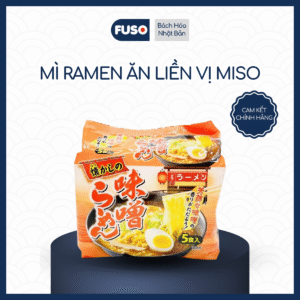 Mì Ăn Liền Ramen Vị Miso (5 Gói)