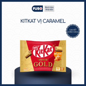 Bánh Kitkat Vị Caramel Muối (10 Thanh/Gói)